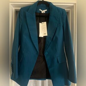 Veronica Beard Blazer  
Cerulean Blue 
 brand new 
Originally $695 
SZ 4